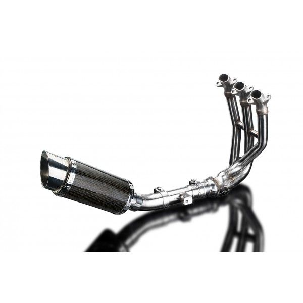 Delkevic volledig systeem Round Carbon 200mm - Street Triple 675 (2013-2016)