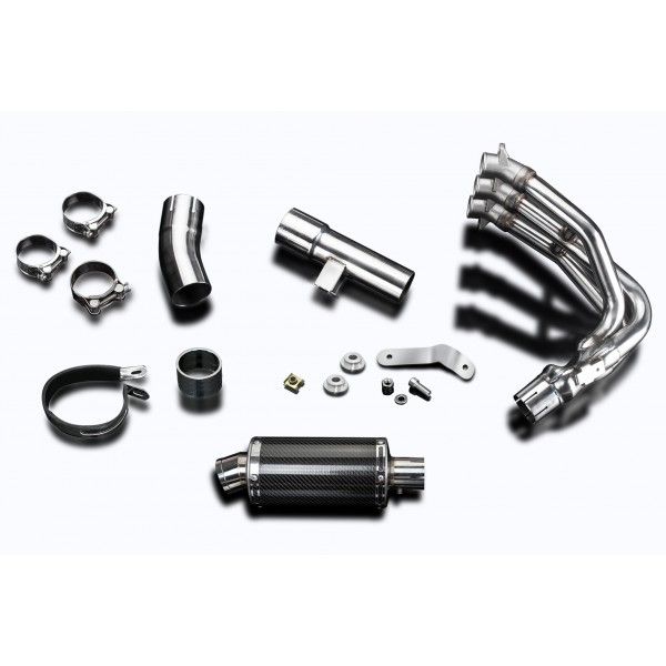 Delkevic volledig systeem Oval Carbon 225mm - Street Triple 675 (2013-2016)