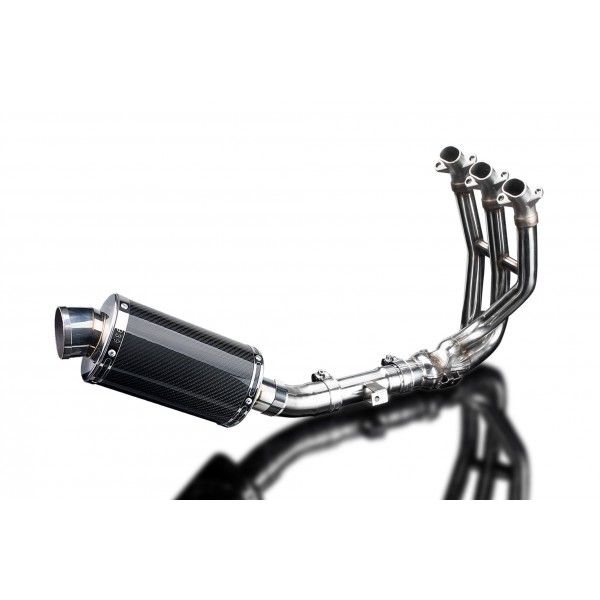 Delkevic volledig systeem Oval Carbon 225mm - Street Triple 675 (2013-2016)