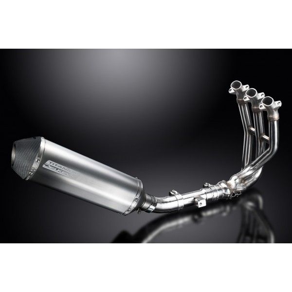 Delkevic volledig systeem X-Oval Titanium 343mm - Street Triple 675 (2013-2016)