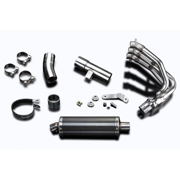 Delkevic volledig systeem Oval Carbon 350mm - Street Triple 675 (2013-2016)