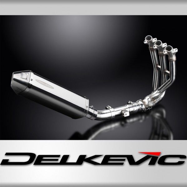 Delkevic volledig systeem Tri-Oval RVS 320mm - Street Triple 675 (2013-2016)