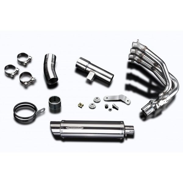Delkevic volledig systeem Round RVS 350mm - Street Triple 675 (2013-2016)