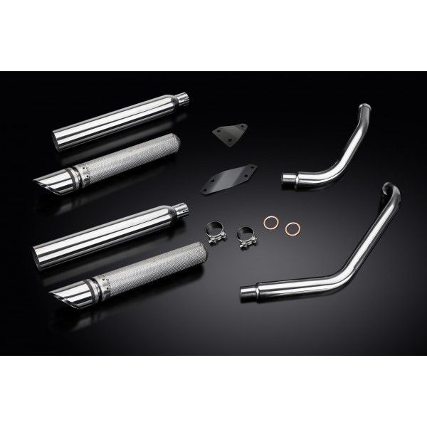 Delkevic volledig systeem Round RVS 550mm - VN1500 VN1600 96-08