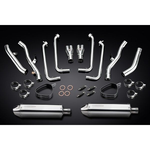 Delkevic volledig systeem Tri-Oval RVS 320mm - FJR1300 (2001-2005)