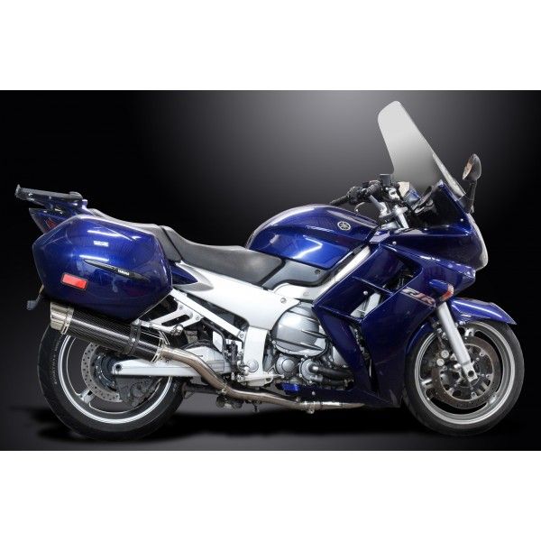 Delkevic volledig systeem Round Carbon 350mm - FJR1300 (2001-2005)