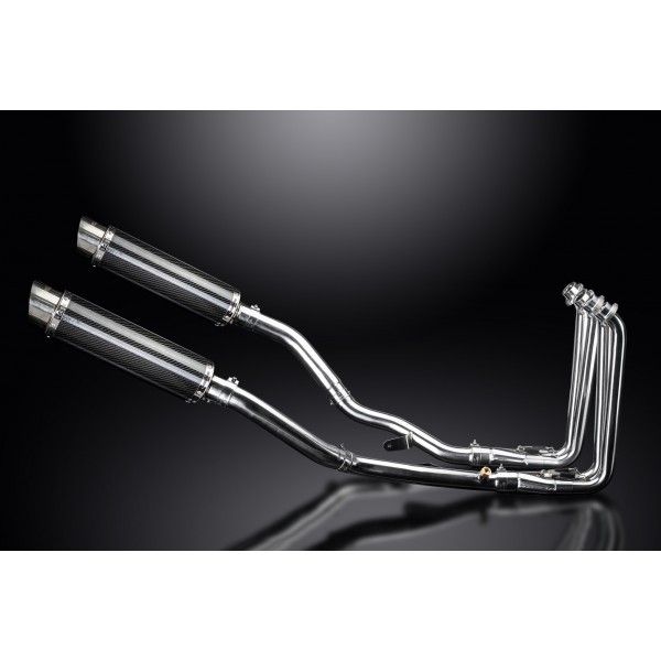 Delkevic volledig systeem Round Carbon 350mm - FJR1300 (2001-2005)