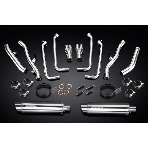 Delkevic volledig systeem Round RVS 350mm - FJR1300 (2001-2005)