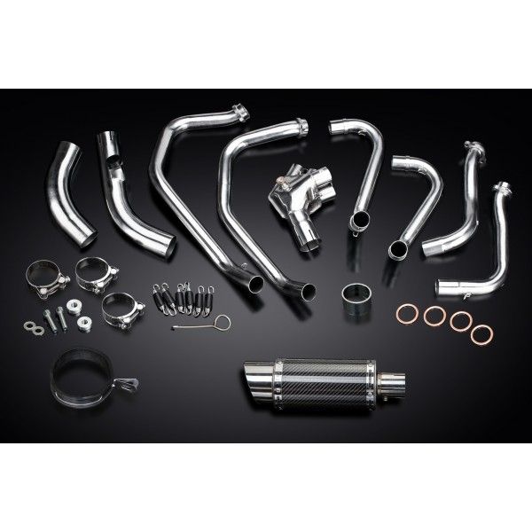 Delkevic volledig systeem Round Carbon 200mm - VFR800X CROSSRUNNER 2011-14