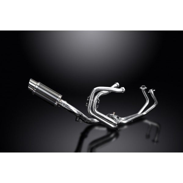 Delkevic volledig systeem Round Carbon 200mm - VFR800X CROSSRUNNER 2011-14