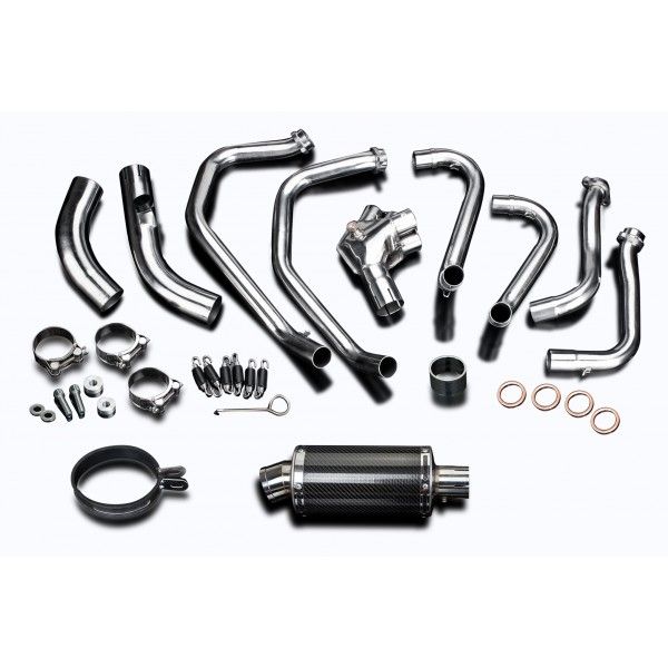 Delkevic volledig systeem Oval Carbon 225mm - VFR800X CROSSRUNNER 2011-14