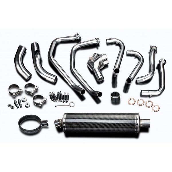 Delkevic volledig systeem Oval Carbon 450mm - VFR800X CROSSRUNNER 2011-14