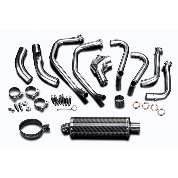 Delkevic volledig systeem Oval Carbon 350mm - VFR800X CROSSRUNNER 2011-14