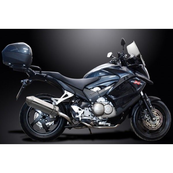 Delkevic volledig systeem Tri-Oval RVS 320mm - VFR800X CROSSRUNNER 2011-14