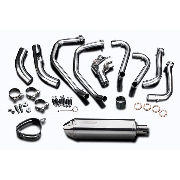 Delkevic volledig systeem Tri-Oval RVS 320mm - VFR800X CROSSRUNNER 2011-14