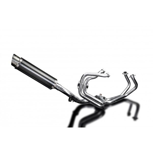 Delkevic volledig systeem Round Carbon 350mm - VFR800X CROSSRUNNER 2011-14