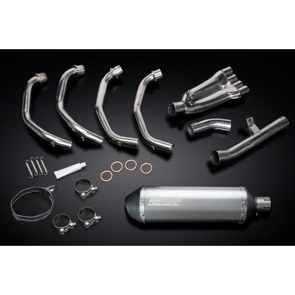 Delkevic volledig systeem X-Oval Titanium 343mm - CBR600F (1999-2000)