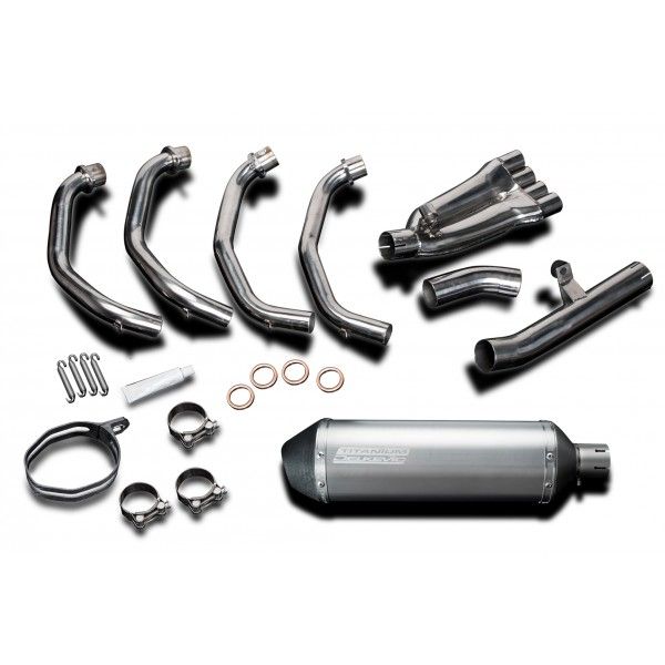 Delkevic volledig systeem X-Oval Titanium 343mm - CBR600F (1999-2000)