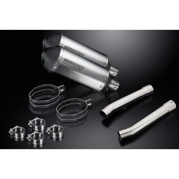 Delkevic slip-on kit X-Oval Titanium 260mm - CBR1100XX BLACKBIRD (1996-2009)