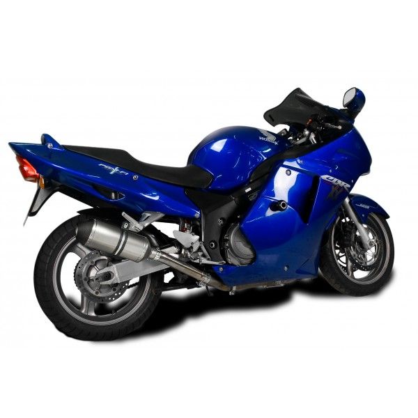 Delkevic slip-on kit X-Oval Titanium 260mm - CBR1100XX BLACKBIRD (1996-2009)