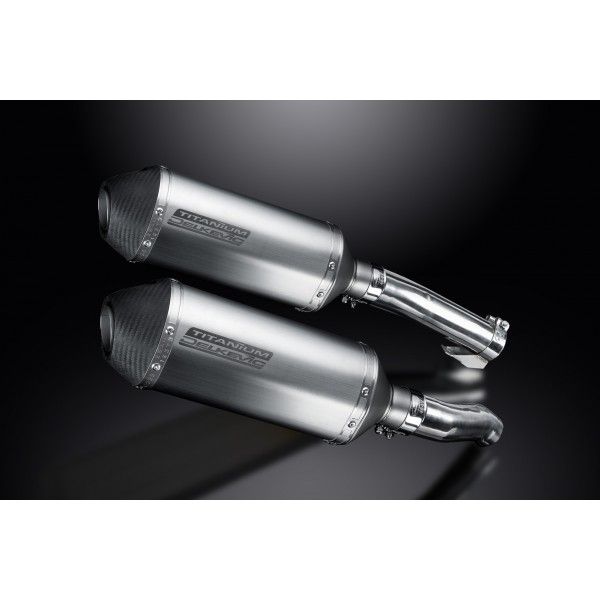 Delkevic slip-on kit X-Oval Titanium 260mm - Z1000SX (2010-2019)