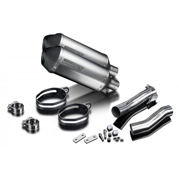 Delkevic slip-on kit X-Oval Titanium 260mm - Z1000SX (2010-2019)