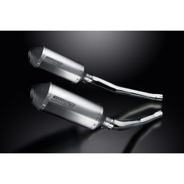 Delkevic slip-on kit X-Oval Titanium 260mm - ZZR1400/ZX14 (2006-2007)