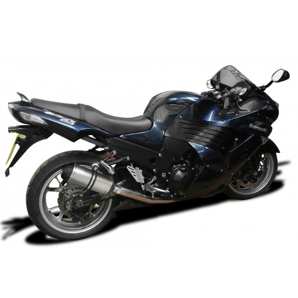 Delkevic slip-on kit X-Oval Titanium 260mm - ZZR1400/ZX14 (2006-2007)