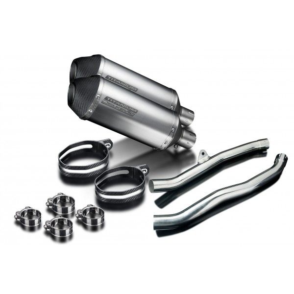 Delkevic slip-on kit X-Oval Titanium 260mm - ZZR1400/ZX14 (2006-2007)