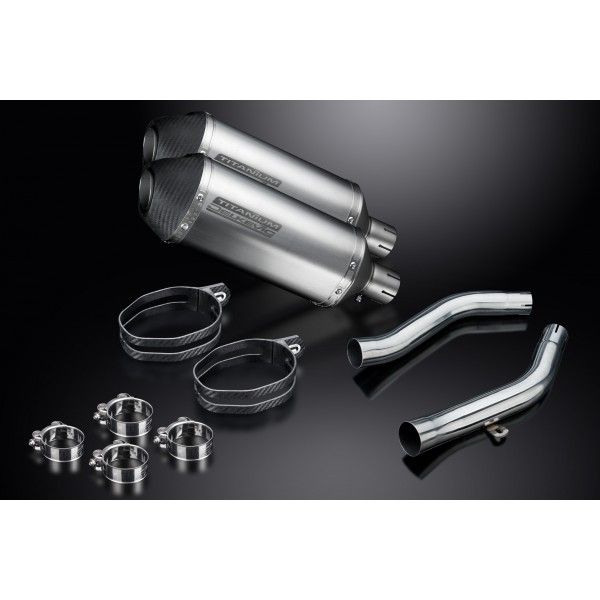 Delkevic slip-on kit X-Oval Titanium 260mm - Z1000 (2003-2006)