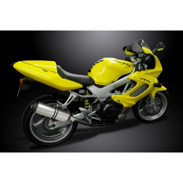 Delkevic slip-on kit X-Oval Titanium 343mm - VTR1000F Firestorm (1997-2003)