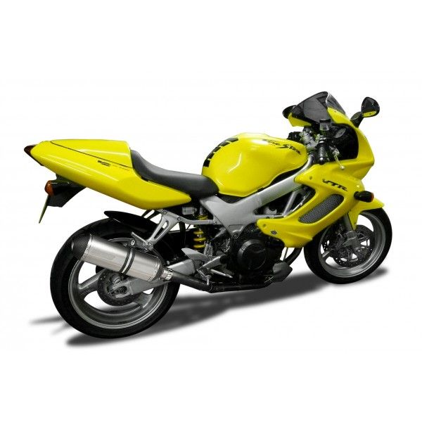 Delkevic slip-on kit X-Oval Titanium 343mm - VTR1000F Firestorm (1997-2003)