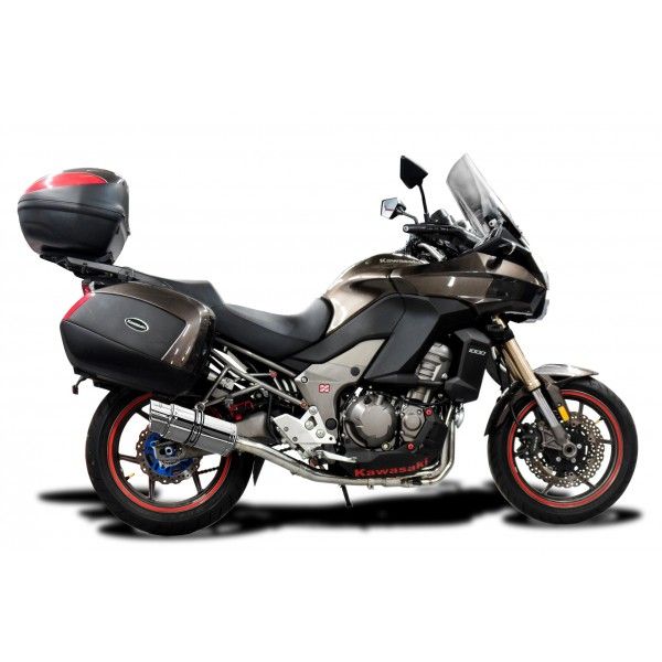 Delkevic volledig systeem Round RVS 200mm - VERSYS 1000 10-14