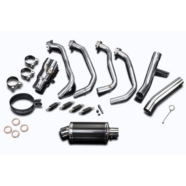 Delkevic volledig systeem Oval Carbon 225mm - VERSYS 1000 10-14