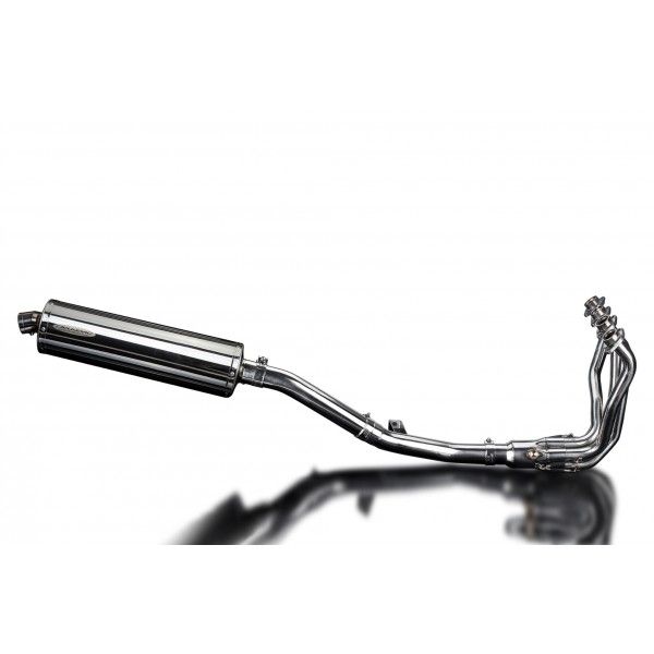 Delkevic volledig systeem Oval RVS 450mm - VERSYS 1000 10-14