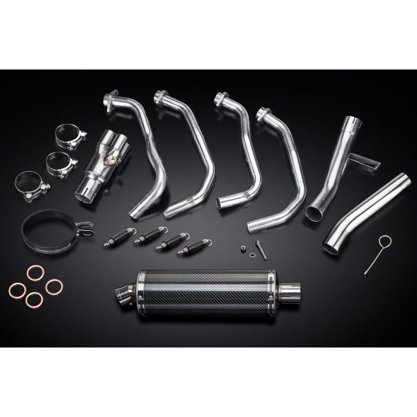 Delkevic volledig systeem Oval Carbon 350mm - VERSYS 1000 10-14