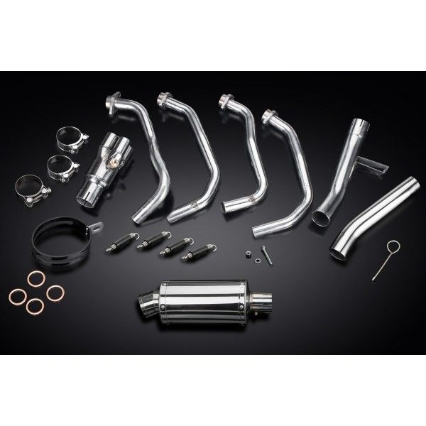 Delkevic volledig systeem Oval RVS 225mm - VERSYS 1000 10-14