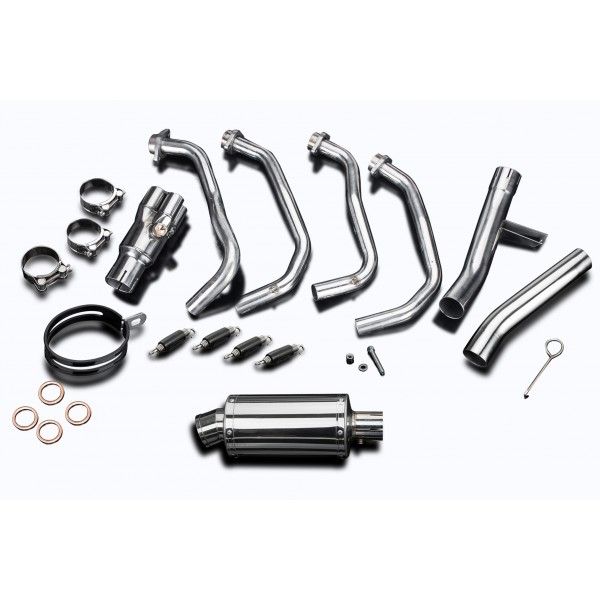 Delkevic volledig systeem Oval RVS 225mm - VERSYS 1000 10-14