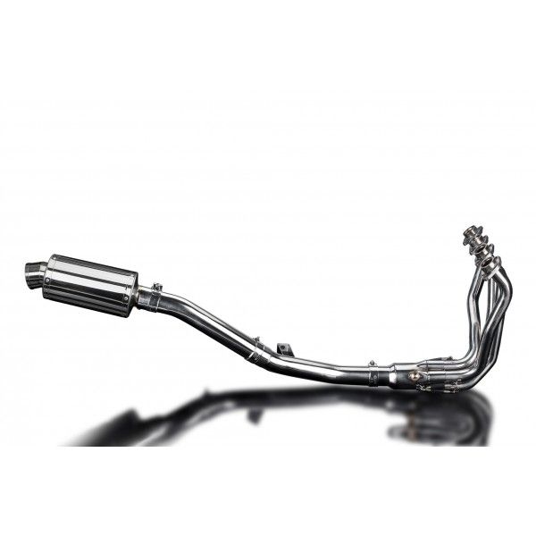 Delkevic volledig systeem Oval RVS 225mm - VERSYS 1000 10-14