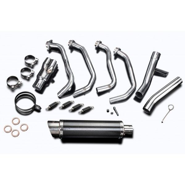 Delkevic volledig systeem Round Carbon 350mm - VERSYS 1000 10-14