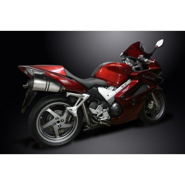 Delkevic slip-on kit X-Oval Titanium 260mm - VFR800 VTec (2002-2013)