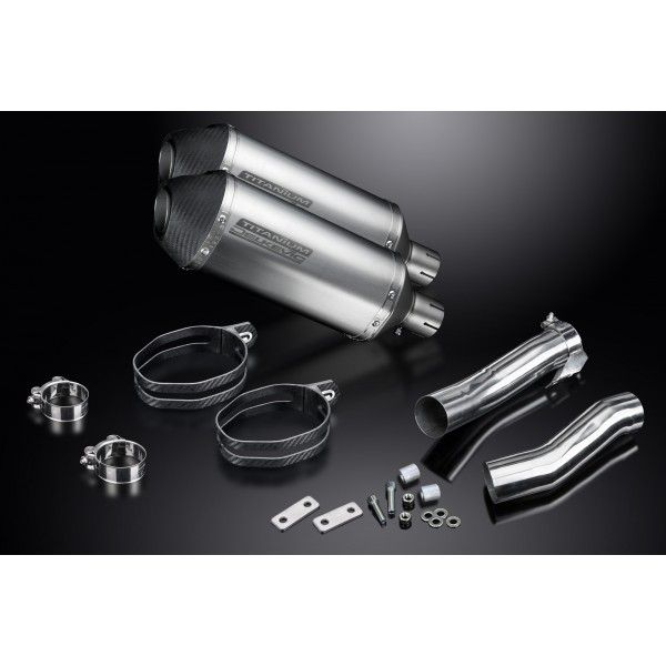 Delkevic slip-on kit X-Oval Titanium 260mm - Z1000 (2010-2020)