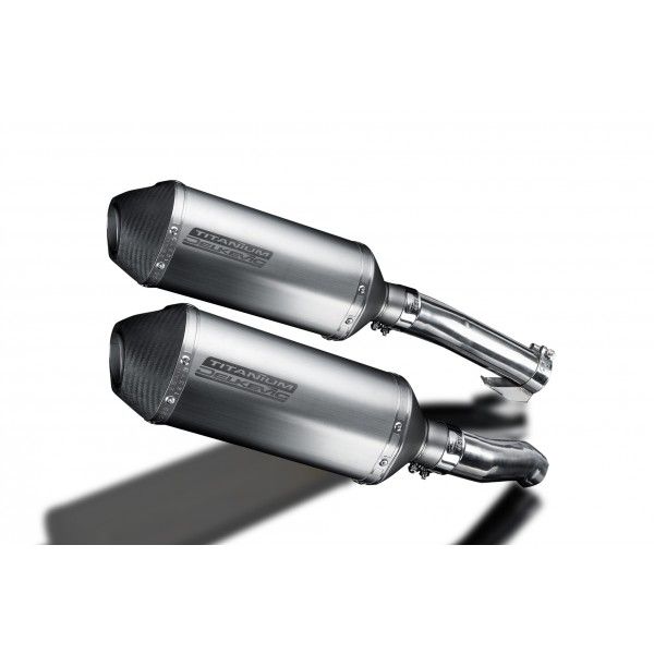 Delkevic slip-on kit X-Oval Titanium 260mm - Z1000 (2010-2020)