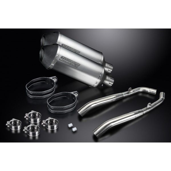 Delkevic slip-on kit X-Oval Titanium 260mm - XL1000V Varadero (1999-2014)