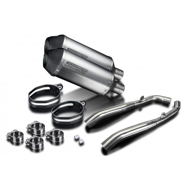 Delkevic slip-on kit X-Oval Titanium 260mm - XL1000V Varadero (1999-2014)