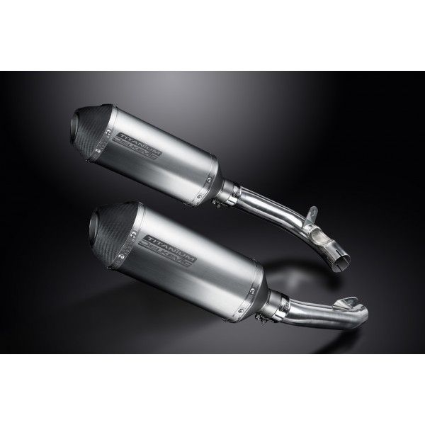 Delkevic slip-on kit X-Oval Titanium 260mm - VTR1000F Firestorm (1997-2003)
