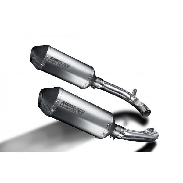 Delkevic slip-on kit X-Oval Titanium 260mm - VTR1000F Firestorm (1997-2003)