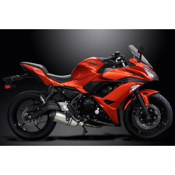 Delkevic volledig systeem X-Oval Titanium 260mm - Ninja 650 (2017-2020)