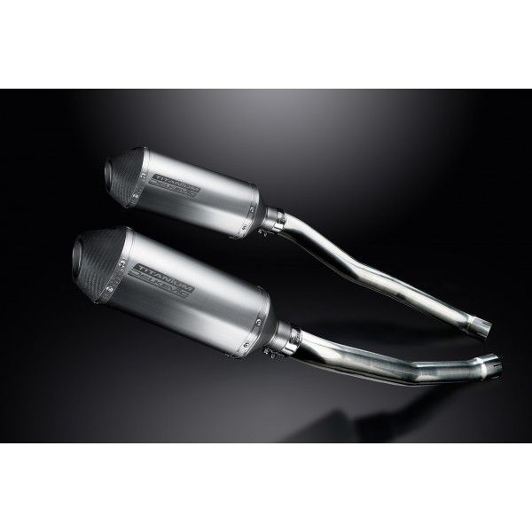 Delkevic slip-on kit X-Oval Titanium 260mm - ZZR1400/ZX14 (2008-2011)
