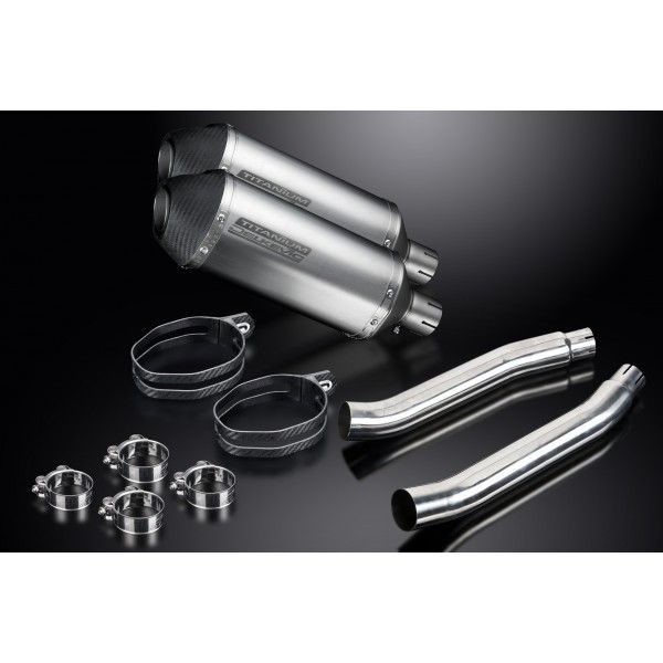 Delkevic slip-on kit X-Oval Titanium 260mm - TDM900 (2002-2013)